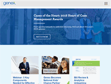 Tablet Screenshot of genexservices.com